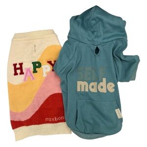 Bundle of Maxbone Dog Clothes Hoodie and Sweater